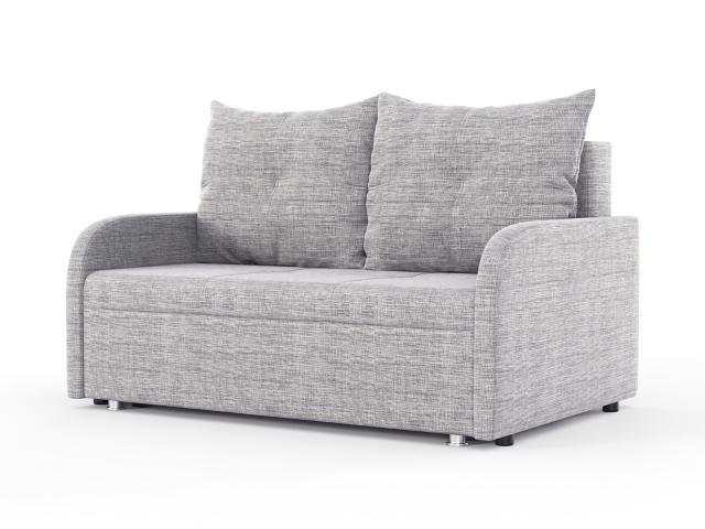 Диван-кровать "Мини Люкс Лайт", рогожка Дрим Лайт Грей