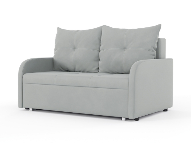 Диван-кровать "Мини Люкс Лайт", велюр Зара Стил 52