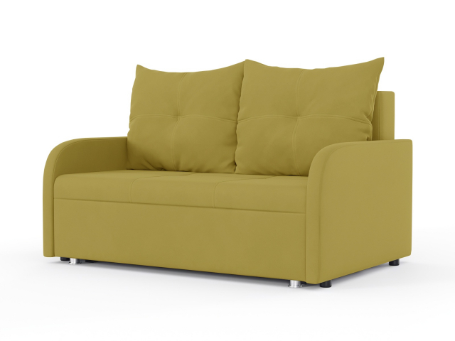 Диван-кровать "Мини Люкс Лайт", велюр Зара Уеллоу 44