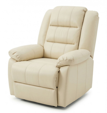 Кресло-реклайнер механическое "Стиль-2" экокожа бежевая