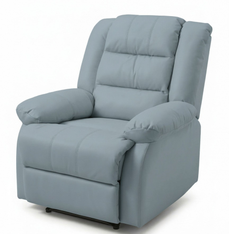 Кресло-реклайнер механическое "Стиль-2" экокожа серая